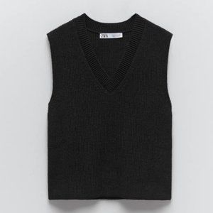 ZARA KNIT VEST WOMEN'S Size Small